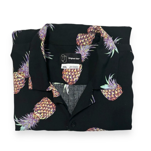 ORIGINAL USE Big& Tall Short Sleeve Button Down Top - Picture 6 of 6